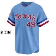 Austin Pruitt Men's Texas Rangers Light Blue Limited Cooperstown Collection Jersey