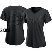 Austin Pruitt Women's Oakland Athletics Black Replica Pitch Fashion Jersey