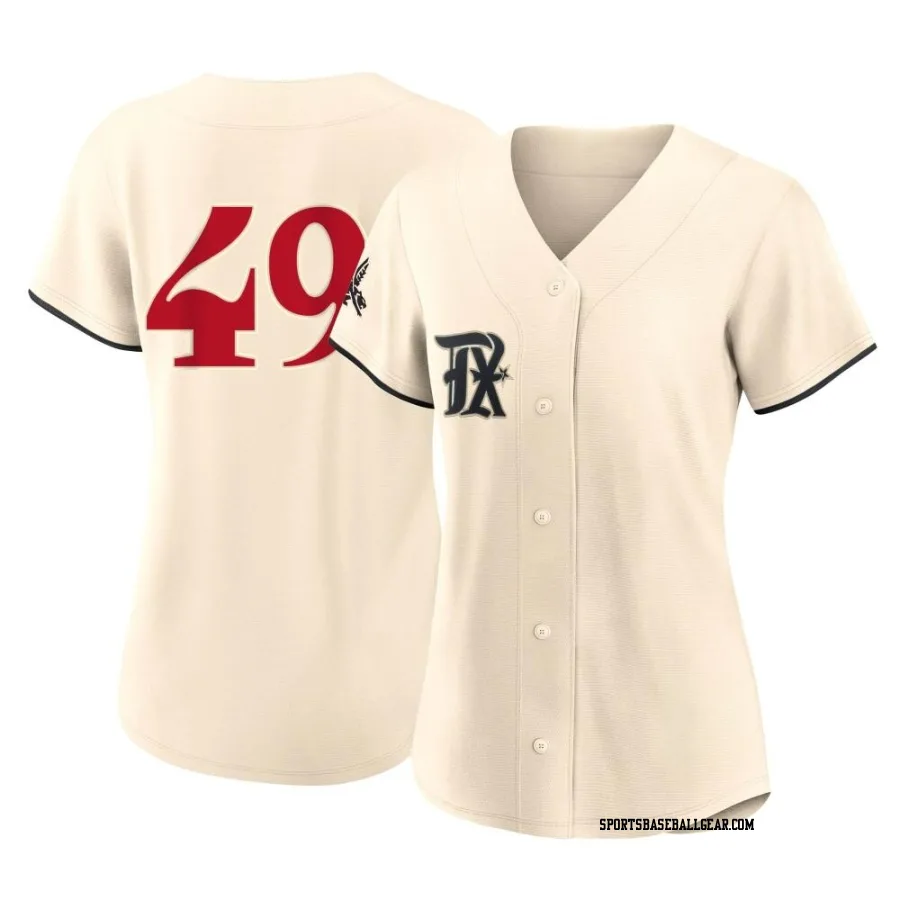 Austin Pruitt Women's Texas Rangers Cream Authentic 2023 City Connect Jersey