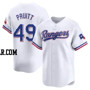 Austin Pruitt Youth Texas Rangers White Limited Home Jersey