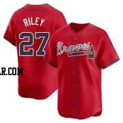 Austin Riley Men's Atlanta Braves Red Limited Alternate Jersey