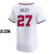 Austin Riley Men's Atlanta Braves White Elite Home Jersey