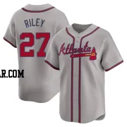 Austin Riley Youth Atlanta Braves Gray Limited Away Jersey