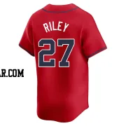 Austin Riley Youth Atlanta Braves Red Limited Alternate Jersey