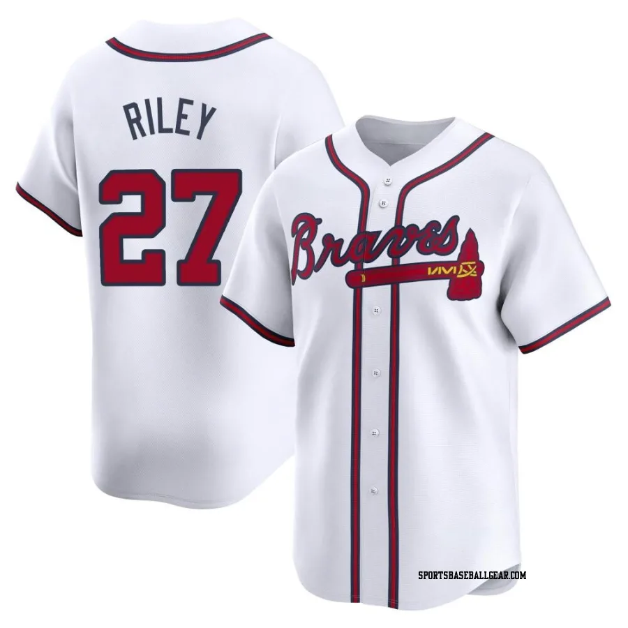 Austin Riley Youth Atlanta Braves White Limited Home Jersey