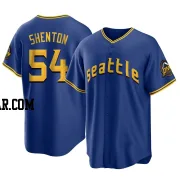 Austin Shenton Men's Seattle Mariners Royal Replica 2023 City Connect Jersey