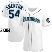 Austin Shenton Men's Seattle Mariners White Authentic Home Jersey