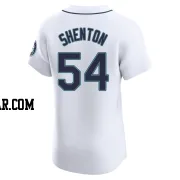 Austin Shenton Men's Seattle Mariners White Elite Home Jersey