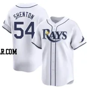 Austin Shenton Men's Tampa Bay Rays White Limited Home Jersey