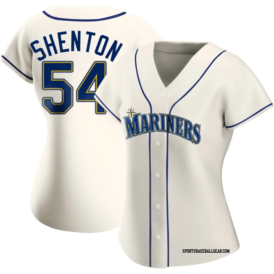 Austin Shenton Women's Seattle Mariners Cream Authentic Alternate Jersey