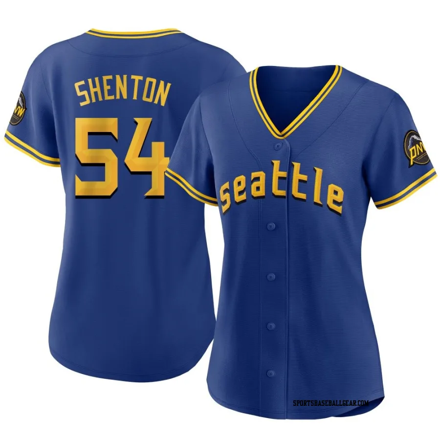 Austin Shenton Women's Seattle Mariners Royal Authentic 2023 City Connect Jersey