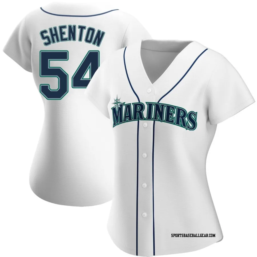 Austin Shenton Women's Seattle Mariners White Authentic Home Jersey