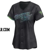 Austin Shenton Women's Tampa Bay Rays Charcoal Limited 2024 City Connect Jersey