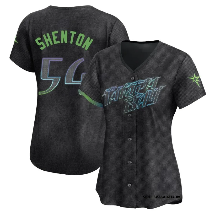 Austin Shenton Women's Tampa Bay Rays Charcoal Limited 2024 City Connect Jersey