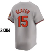 Austin Slater Men's Baltimore Orioles Gray Limited Road Jersey