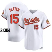 Austin Slater Men's Baltimore Orioles White Limited Home Jersey