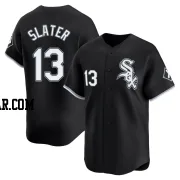 Austin Slater Men's Chicago White Sox Black Limited Alternate Jersey