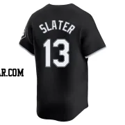 Austin Slater Men's Chicago White Sox Black Limited Alternate Jersey