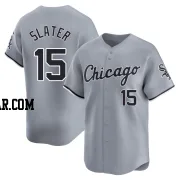 Austin Slater Men's Chicago White Sox Gray Limited Road Jersey