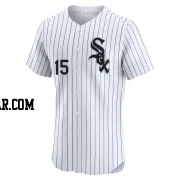 Austin Slater Men's Chicago White Sox White Elite Home Jersey