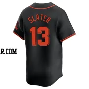 Austin Slater Men's San Francisco Giants Black Limited Alternate Jersey