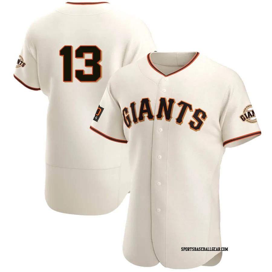 Austin Slater Men's San Francisco Giants Cream Authentic Home Jersey