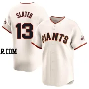 Austin Slater Men's San Francisco Giants Cream Limited Home Jersey