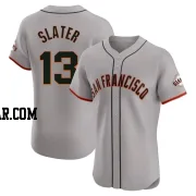 Austin Slater Men's San Francisco Giants Gray Elite Road Jersey