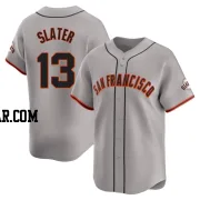 Austin Slater Men's San Francisco Giants Gray Limited Away Jersey