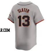 Austin Slater Men's San Francisco Giants Gray Limited Away Jersey