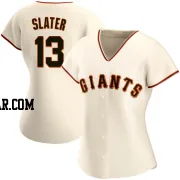 Austin Slater Women's San Francisco Giants Cream Authentic Home Jersey