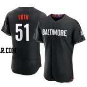 Austin Voth Men's Baltimore Orioles Black Authentic 2023 City Connect Jersey