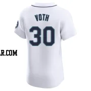 Austin Voth Men's Seattle Mariners White Elite Home Jersey