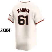 Austin Warren Men's San Francisco Giants Cream Elite Home Jersey