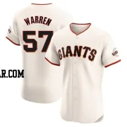 Austin Warren Men's San Francisco Giants Cream Elite Home Jersey