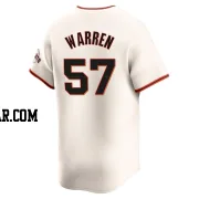 Austin Warren Men's San Francisco Giants Cream Elite Home Jersey