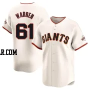 Austin Warren Men's San Francisco Giants Cream Limited Home Jersey