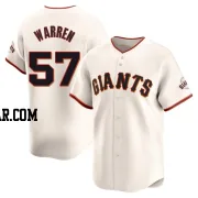 Austin Warren Men's San Francisco Giants Cream Limited Home Jersey