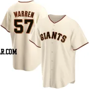 Austin Warren Men's San Francisco Giants Cream Replica Home Jersey