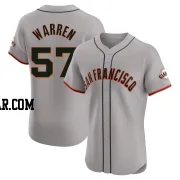 Austin Warren Men's San Francisco Giants Gray Elite Road Jersey