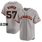 Austin Warren Men's San Francisco Giants Gray Limited Away Jersey