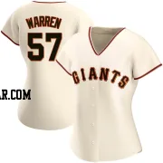 Austin Warren Women's San Francisco Giants Cream Authentic Home Jersey