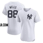 Austin Wells Men's New York Yankees White Elite Home Jersey