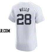 Austin Wells Men's New York Yankees White Elite Home Jersey