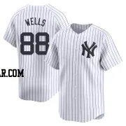 Austin Wells Men's New York Yankees White Limited Yankee Home Jersey