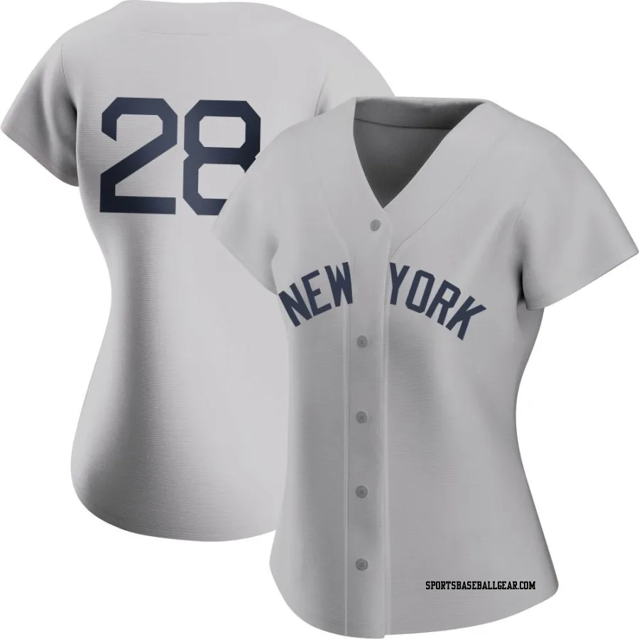 Austin Wells Women's New York Yankees Gray Authentic 2021 Field of Dreams Jersey