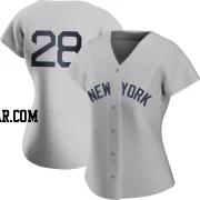 Austin Wells Women's New York Yankees Gray Replica 2021 Field of Dreams Jersey