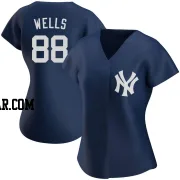 Austin Wells Women's New York Yankees Navy Authentic Alternate Team Jersey