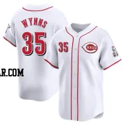 Austin Wynns Men's Cincinnati Reds White Limited Home Jersey