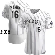 Austin Wynns Men's Colorado Rockies White Authentic Home Jersey